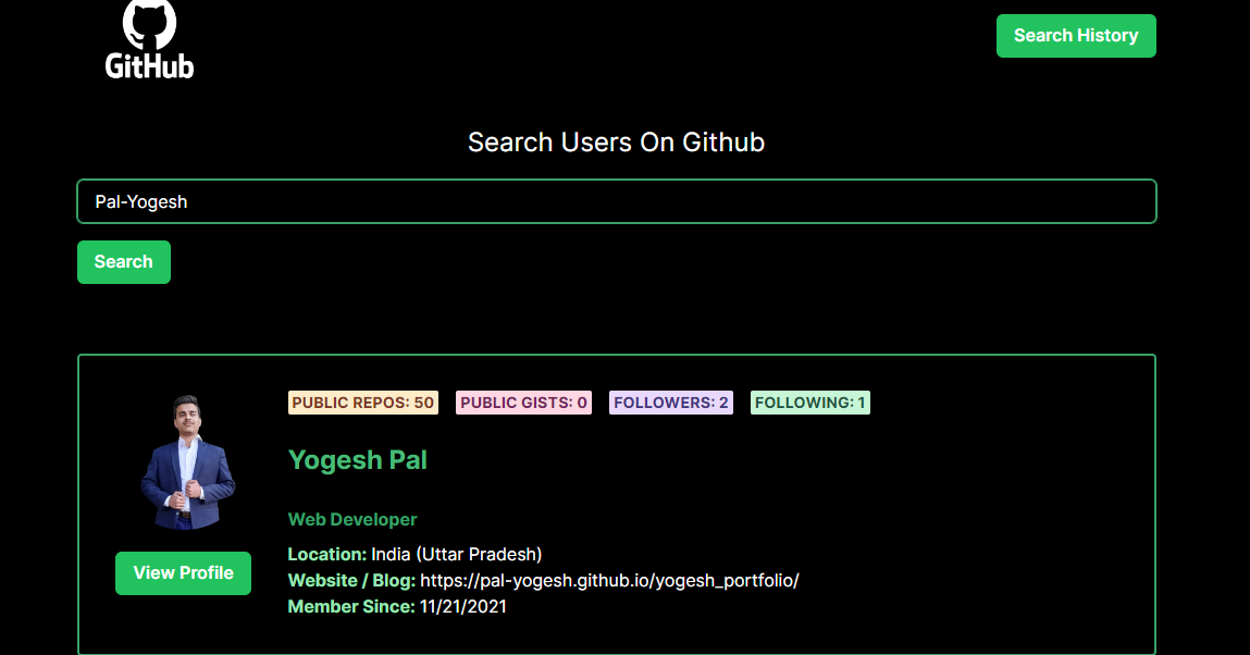 Github User Finder